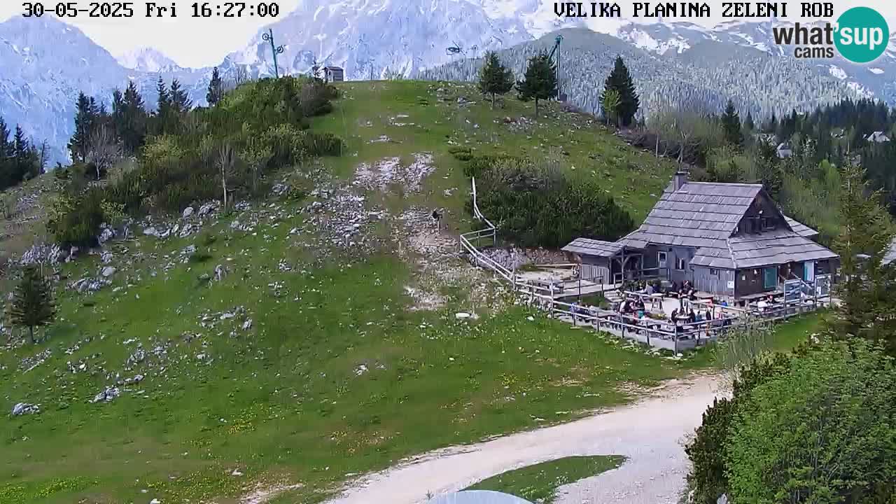 Zeleni Rob – Webcam live | Velika Planina