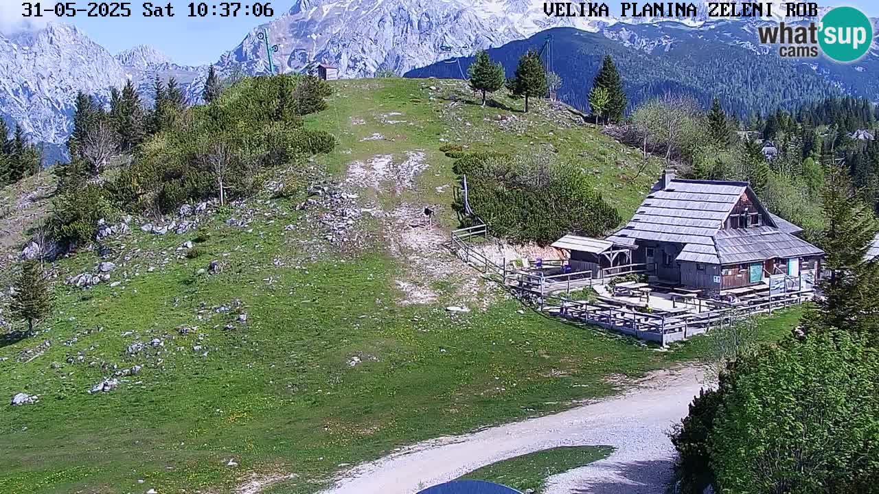 Zeleni Rob | Webcam live Velika Planina