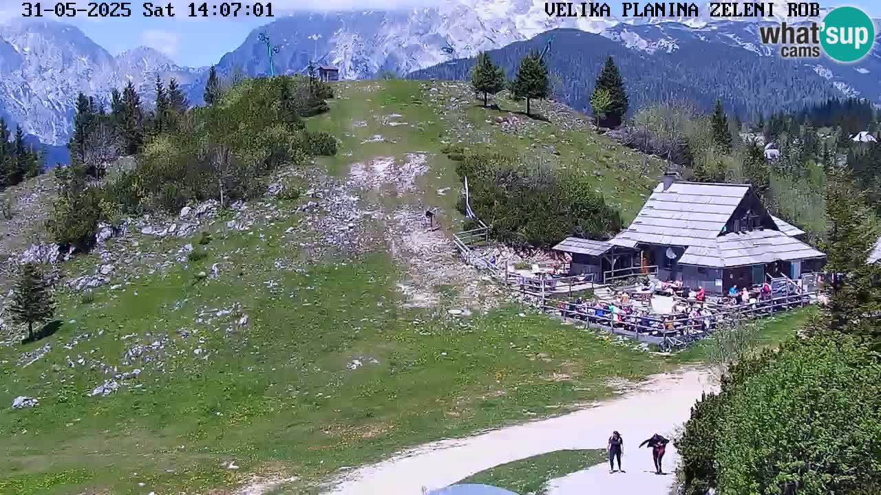 Zeleni Rob | Webcam live Velika Planina