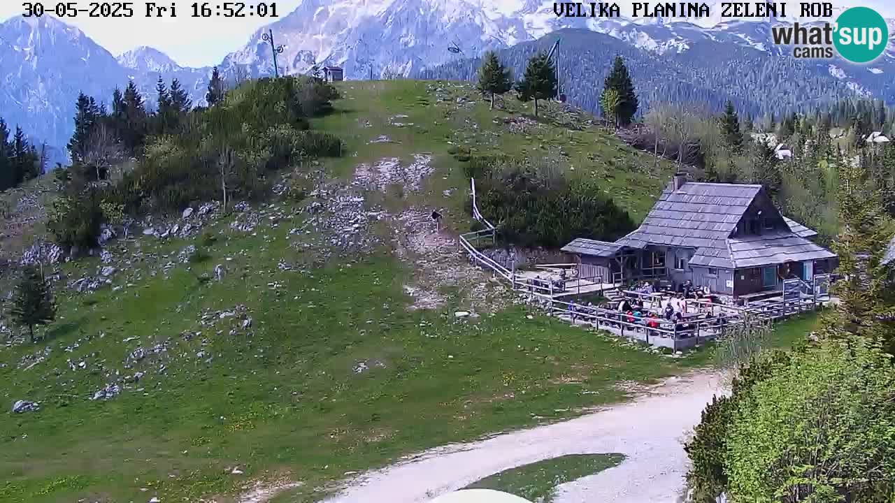 Zeleni Rob – Webcam live | Velika Planina