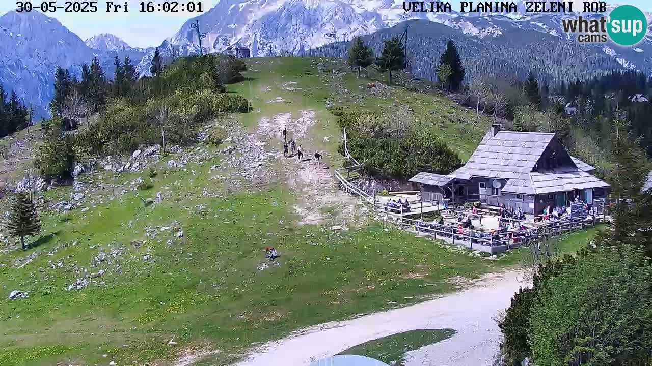 Zeleni Rob – Webcam live | Velika Planina