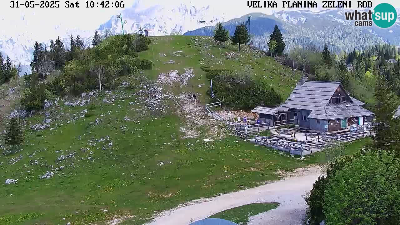 Zeleni Rob | Webcam live Velika Planina