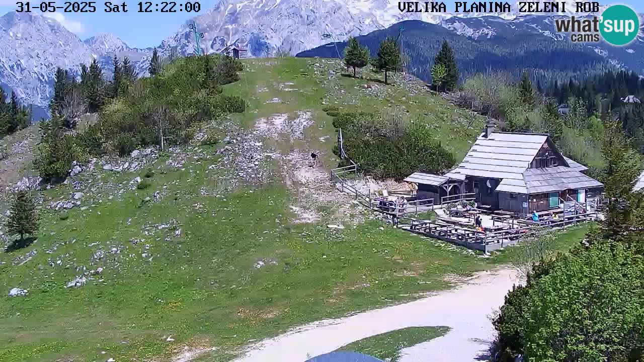 Zeleni Rob – Webcam live | Velika Planina