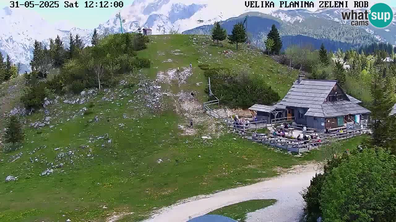 Zeleni Rob | Webcam live Velika Planina