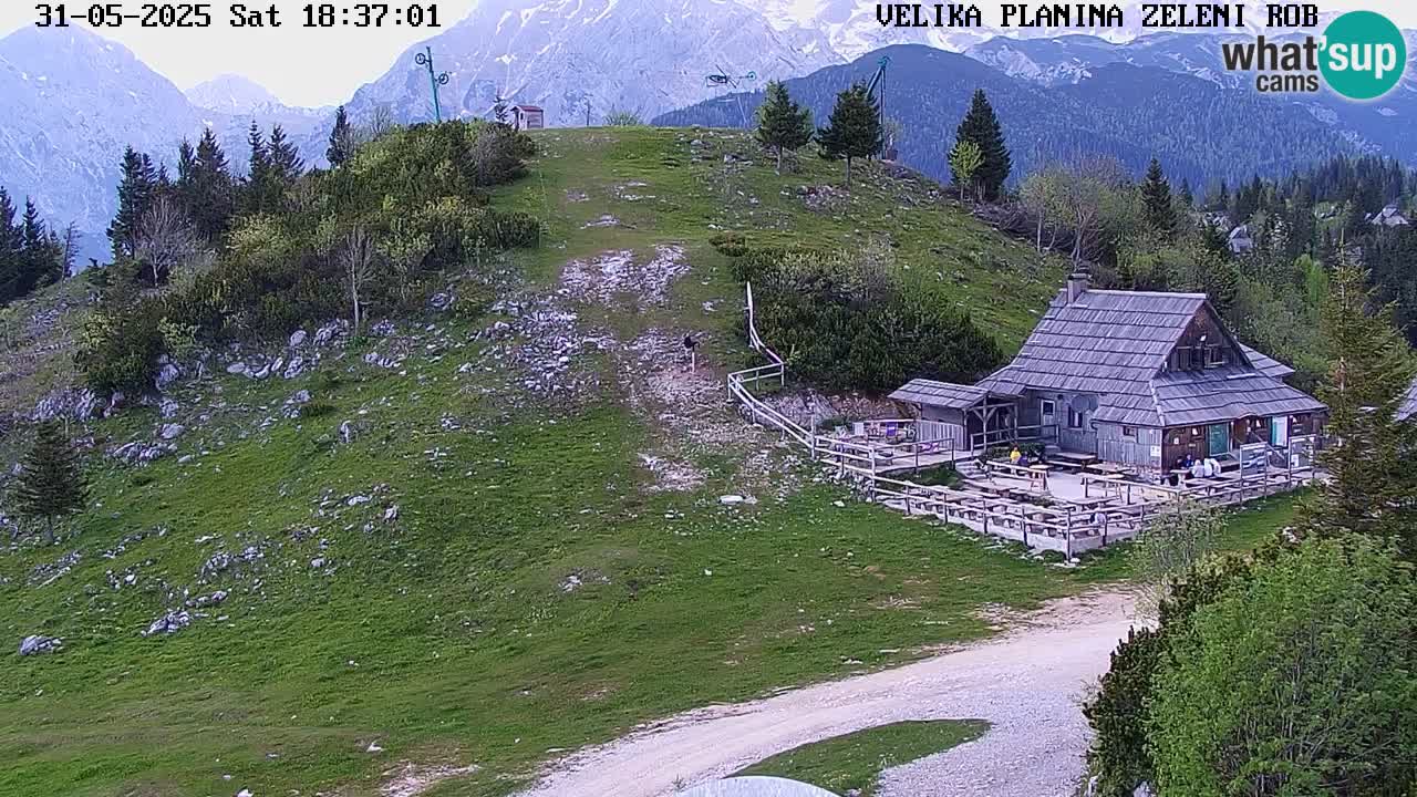 Zeleni Rob – Webcam live | Velika Planina