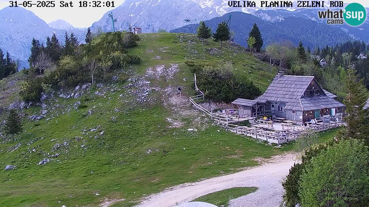 Zeleni Rob | Webcam live Velika Planina