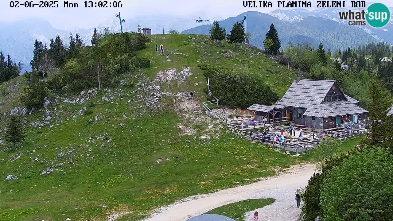 Zeleni Rob | Web kamera Velika Planina