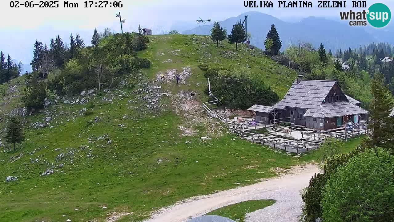 Zeleni Rob – Webcam live | Velika Planina