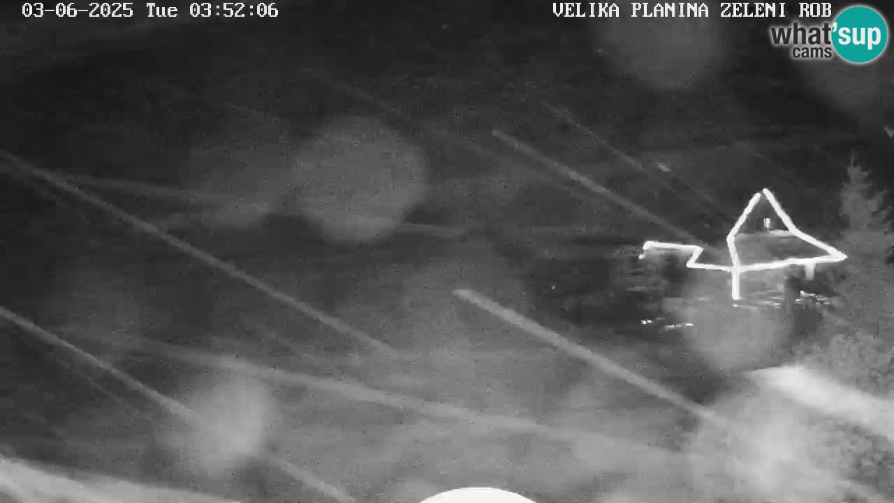 Zeleni Rob | Webcam en vivo Velika Planina
