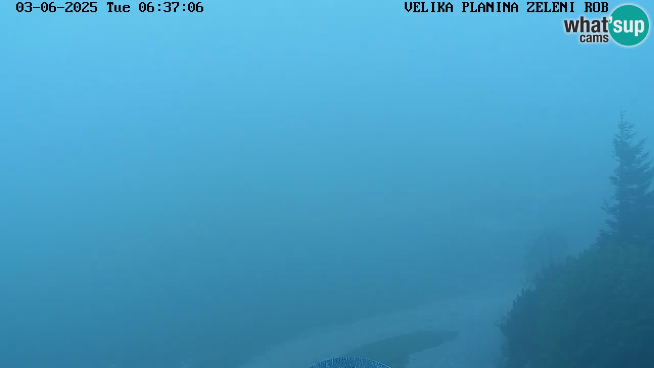 Zeleni Rob | Webcam live Velika Planina
