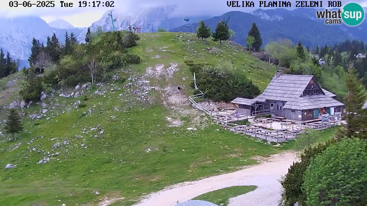 Zeleni Rob | Web kamera Velika Planina
