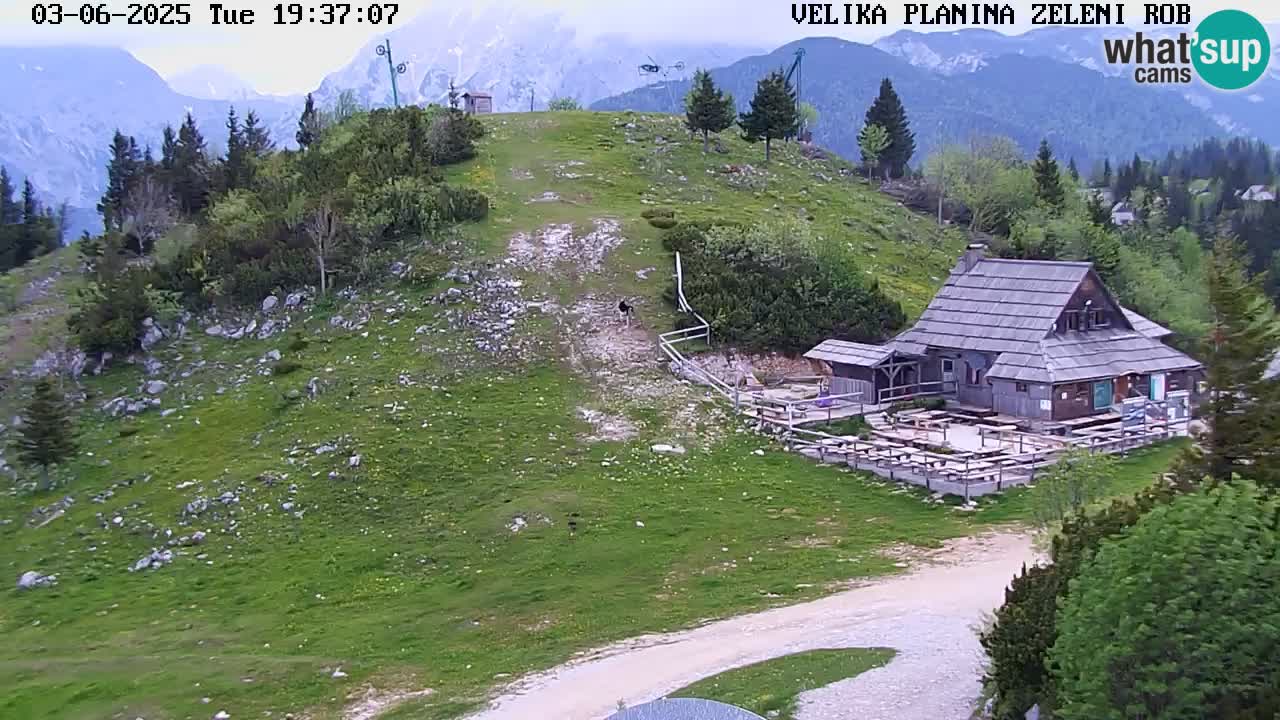 Zeleni Rob – Webcam live | Velika Planina
