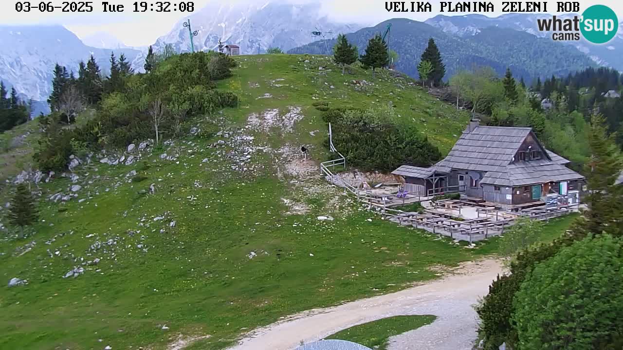 Zeleni Rob – Webcam live | Velika Planina