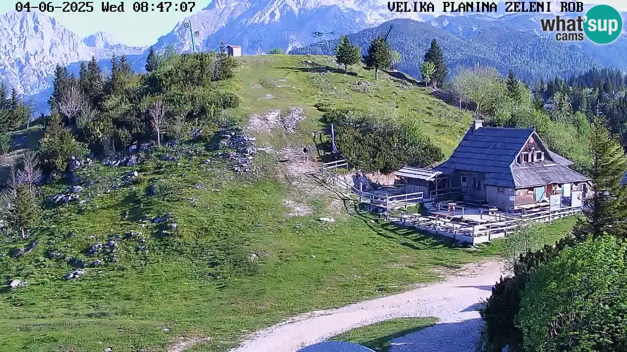 Zeleni Rob – Webcam live | Velika Planina