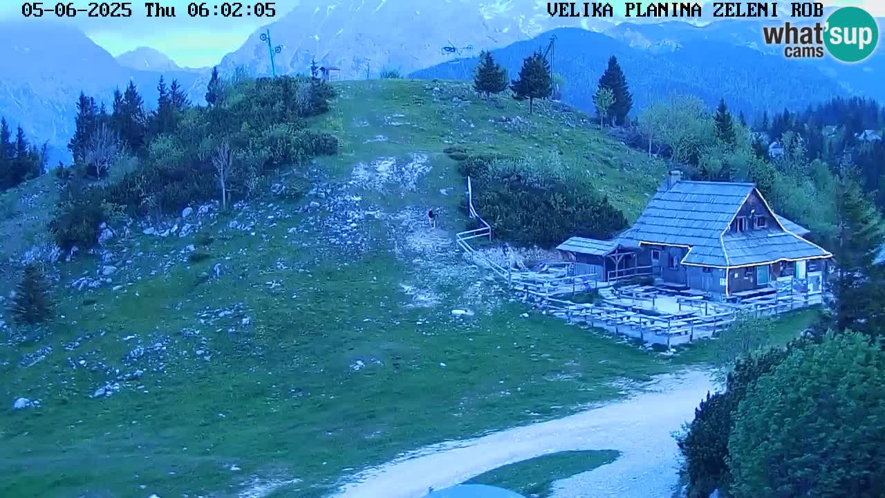 Zeleni Rob – Webcam live | Velika Planina