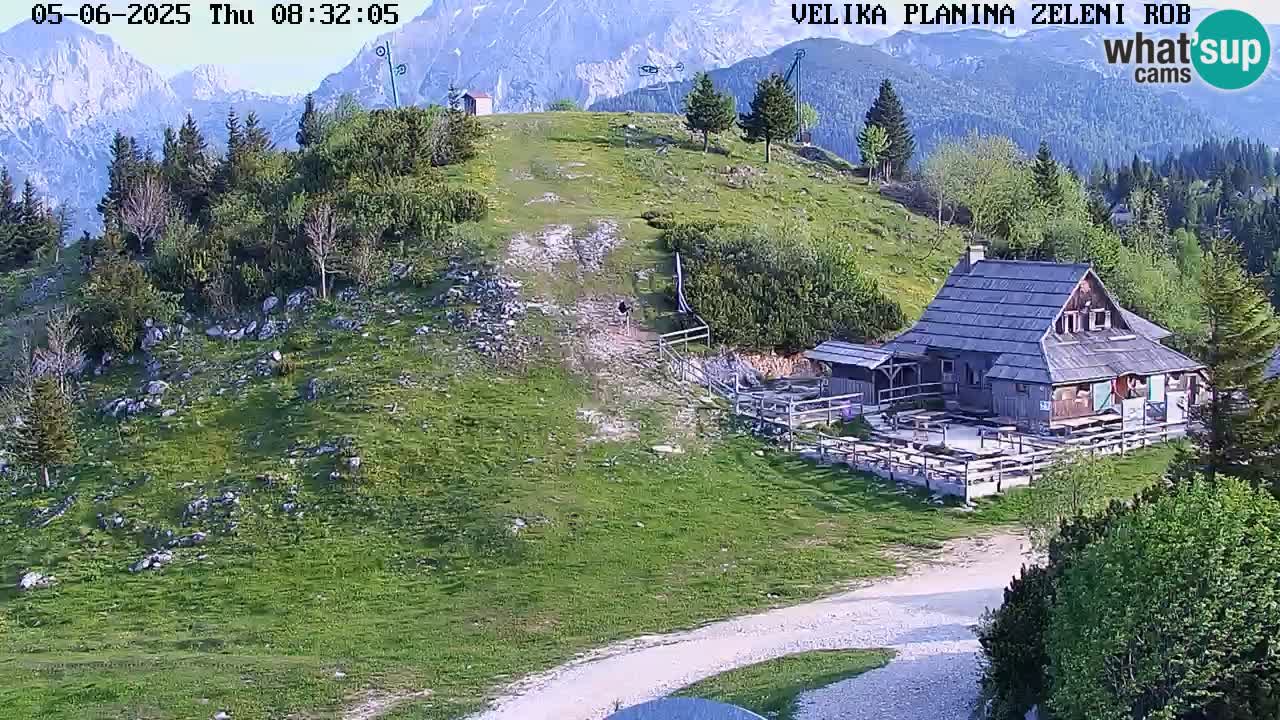 Zeleni Rob – Webcam live | Velika Planina