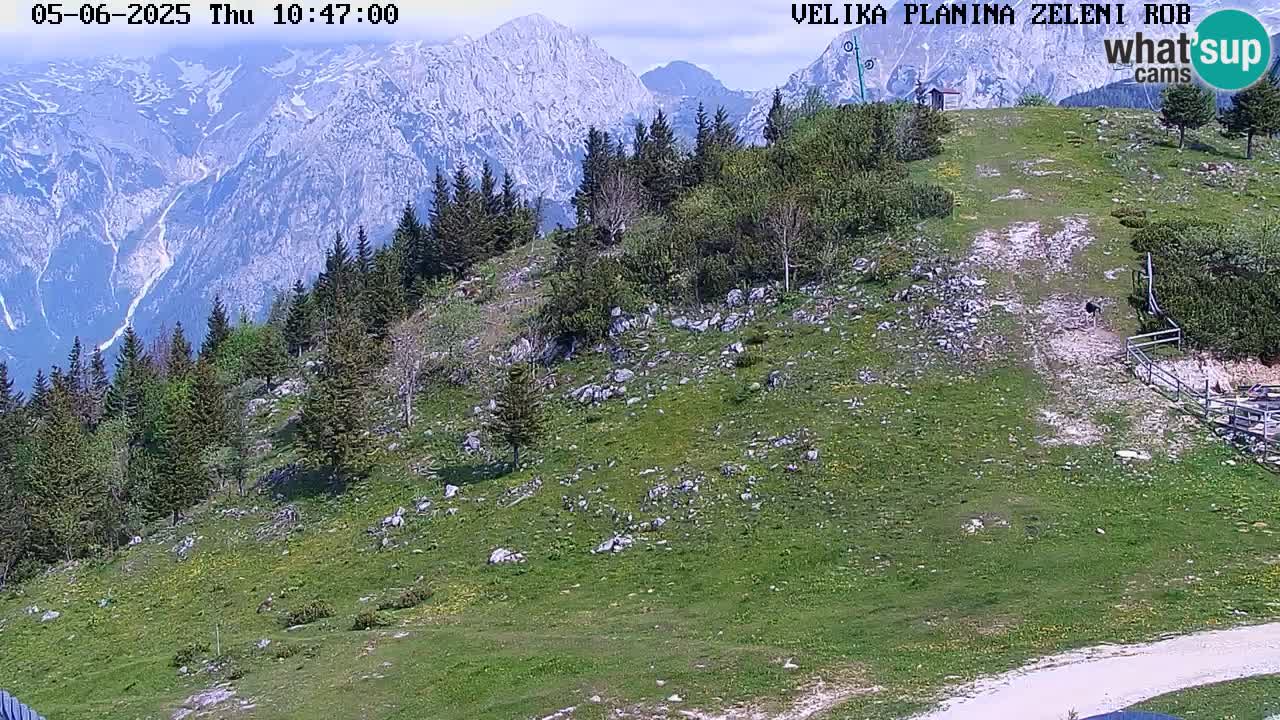 Zeleni Rob – Webcam live | Velika Planina