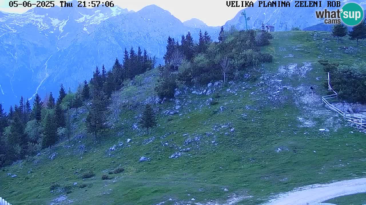 Zeleni Rob – Webcam live | Velika Planina