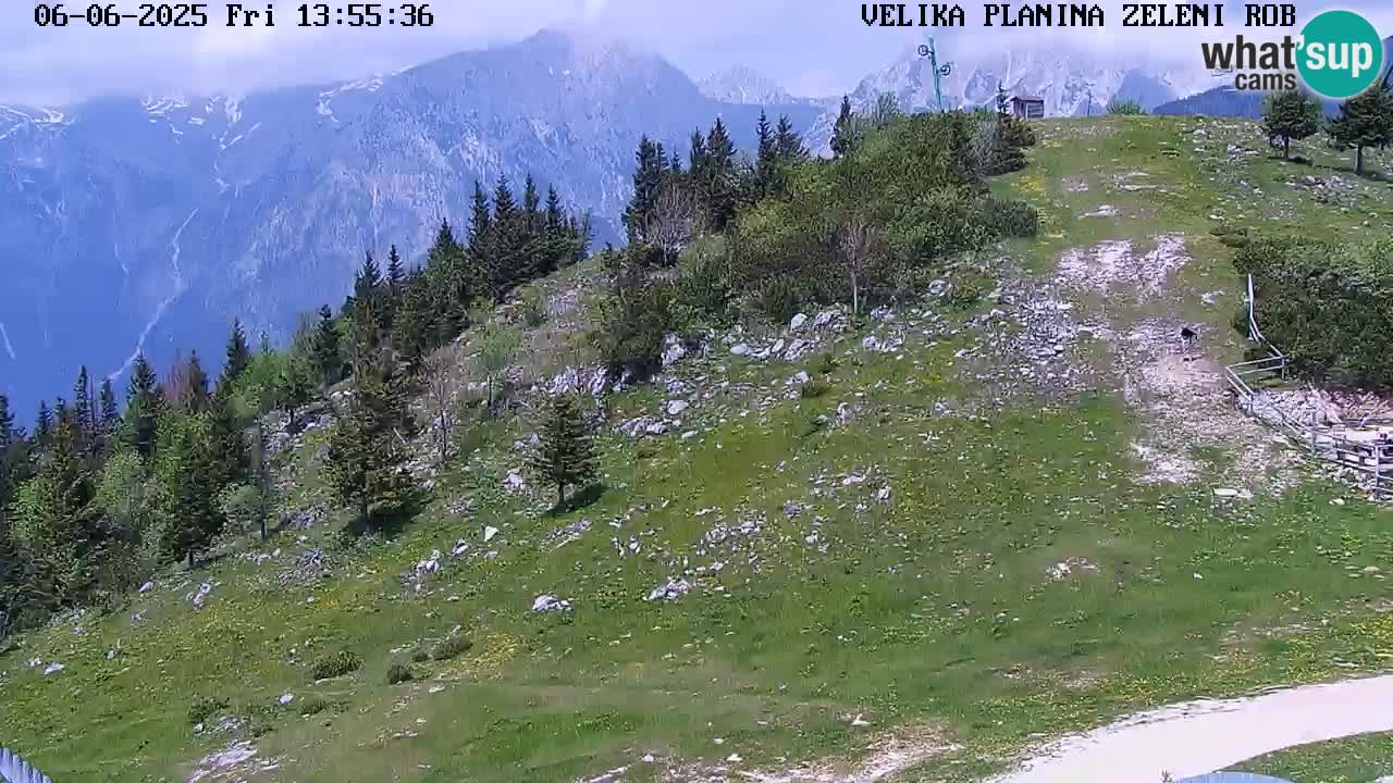 Zeleni Rob – Webcam live | Velika Planina