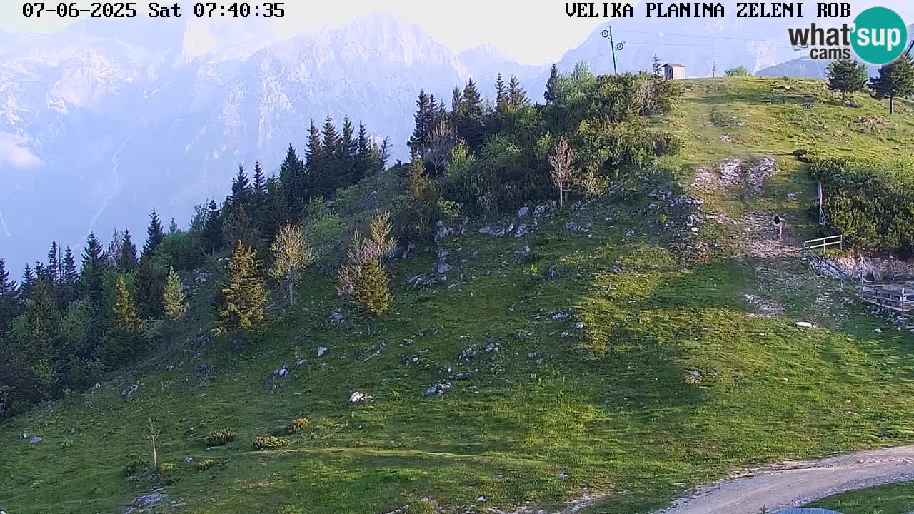 Zeleni Rob – Webcam live | Velika Planina