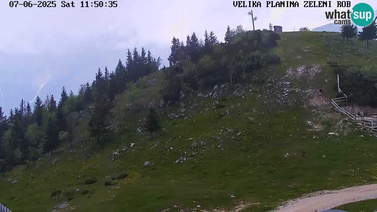 Zeleni Rob – Webcam live | Velika Planina