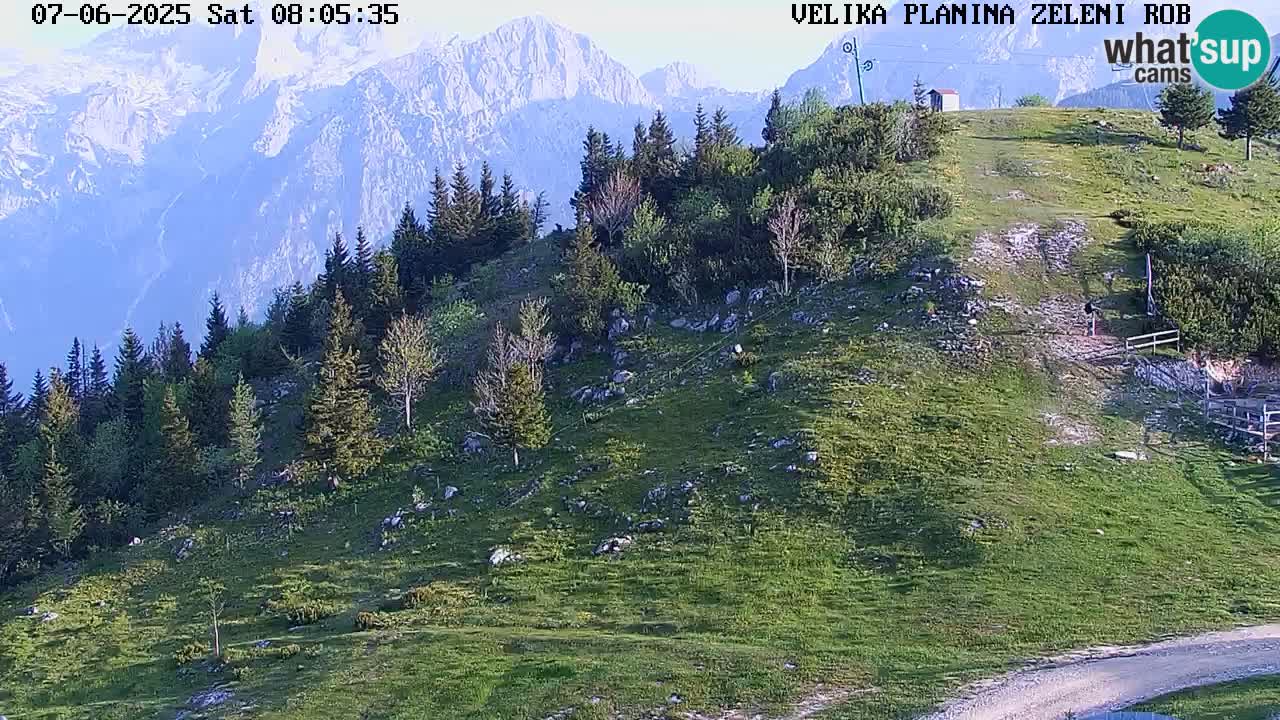 Zeleni Rob – Webcam live | Velika Planina