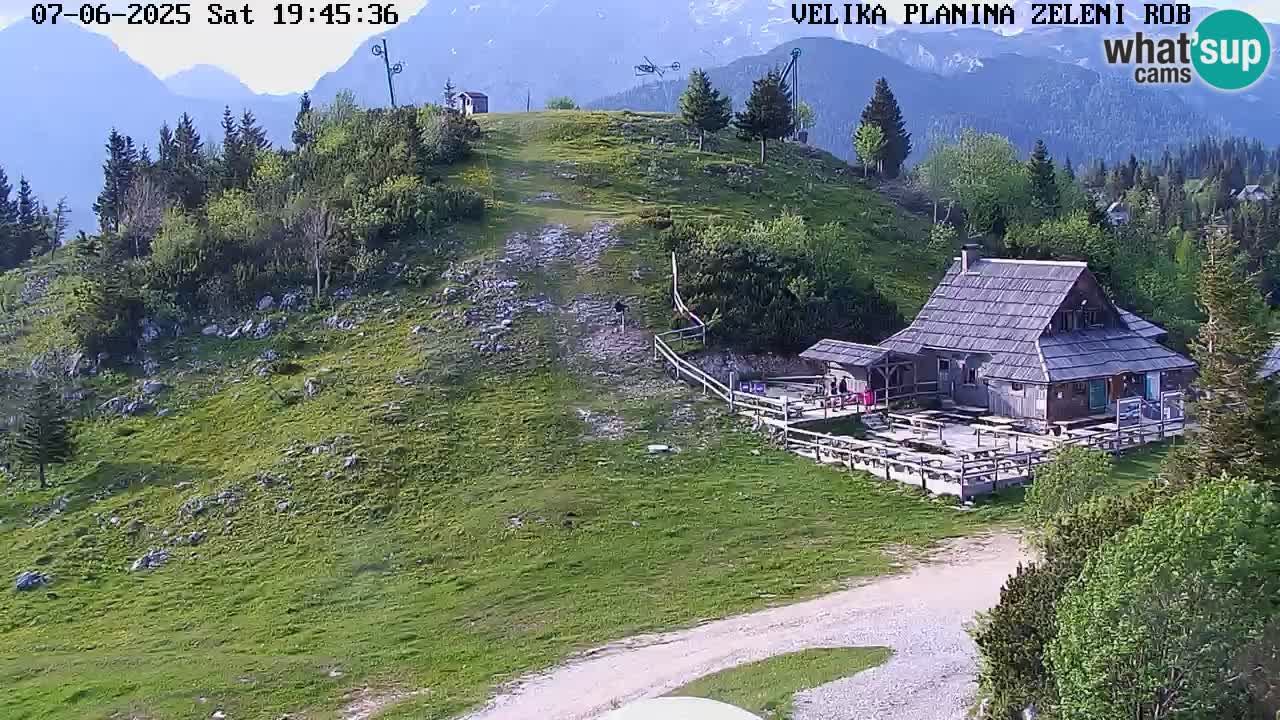 Zeleni Rob | Webcam live Velika Planina