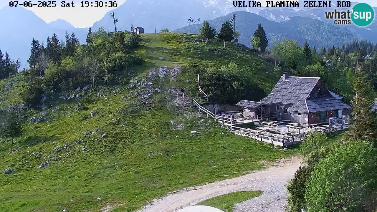 Zeleni Rob – Webcam live | Velika Planina