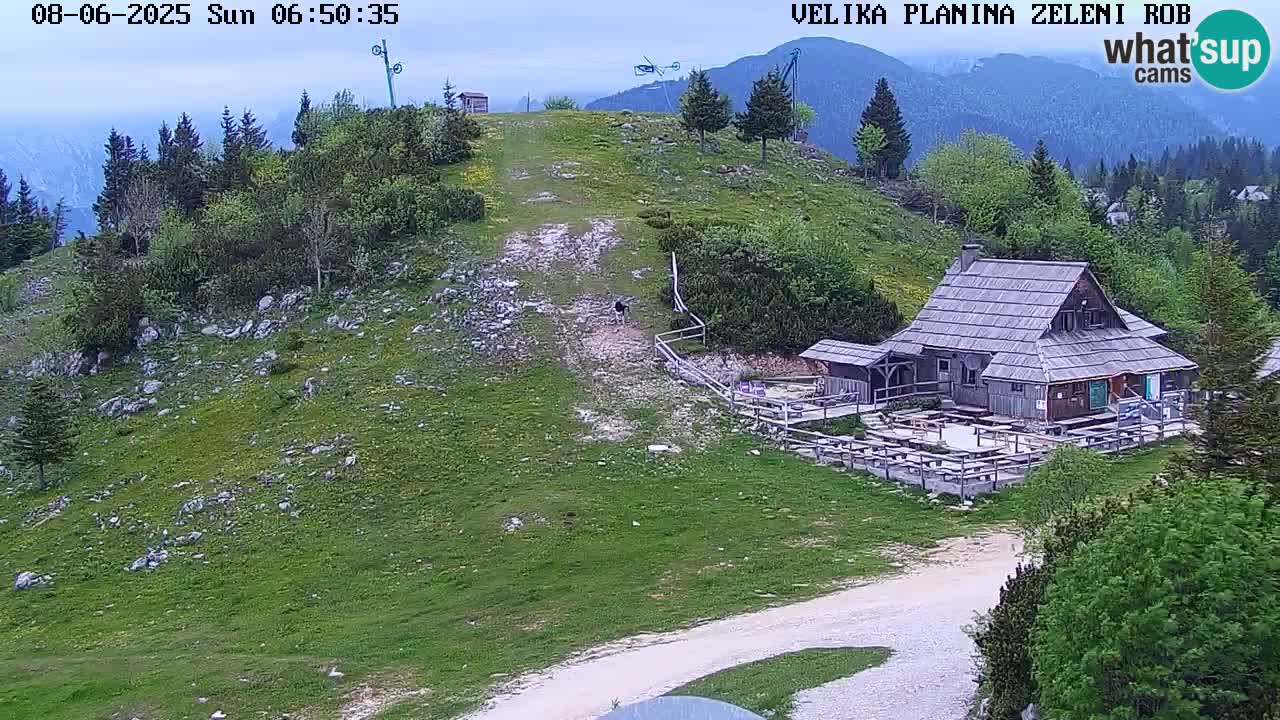 Zeleni Rob – Webcam live | Velika Planina