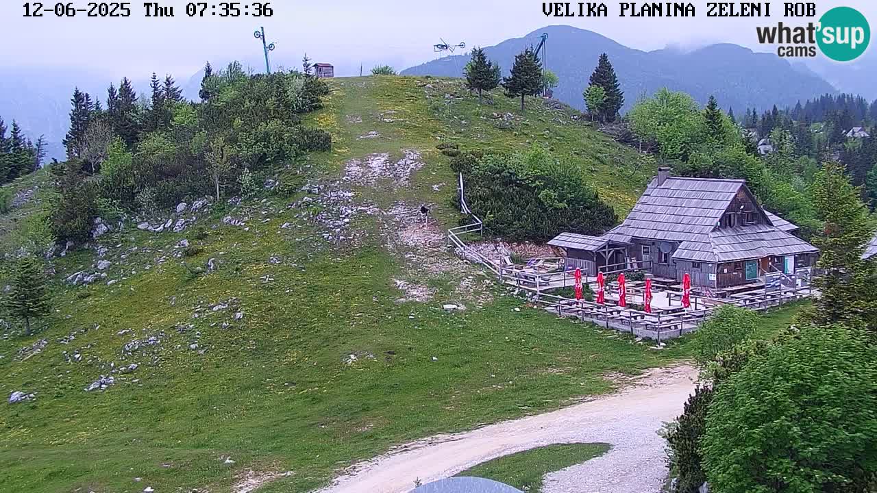 Zeleni Rob – Webcam live | Velika Planina