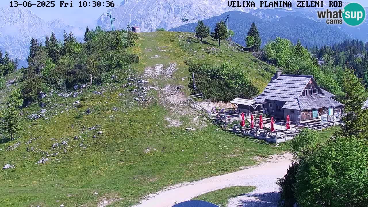 Zeleni Rob – Webcam live | Velika Planina