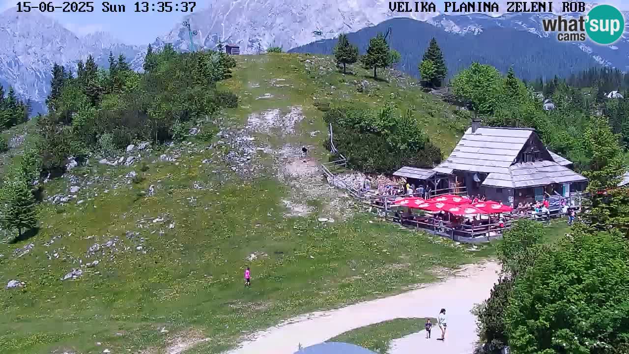 Zeleni Rob – Webcam live | Velika Planina