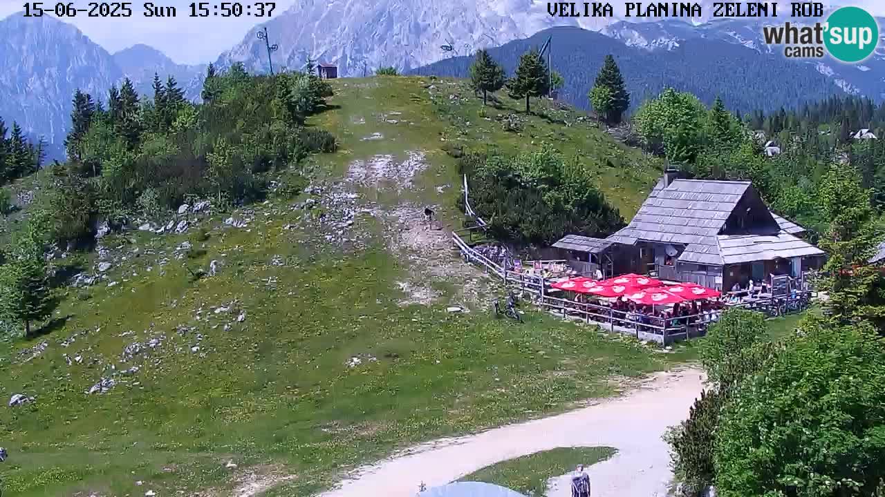 Zeleni Rob – Webcam live | Velika Planina