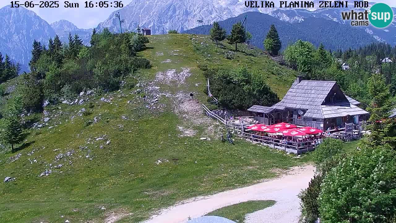 Zeleni Rob | Web kamera Velika Planina