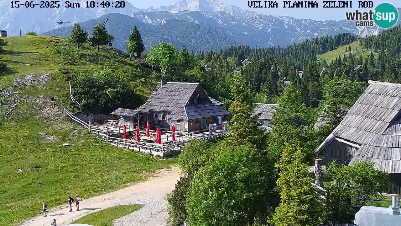 Zeleni Rob – Webcam live | Velika Planina