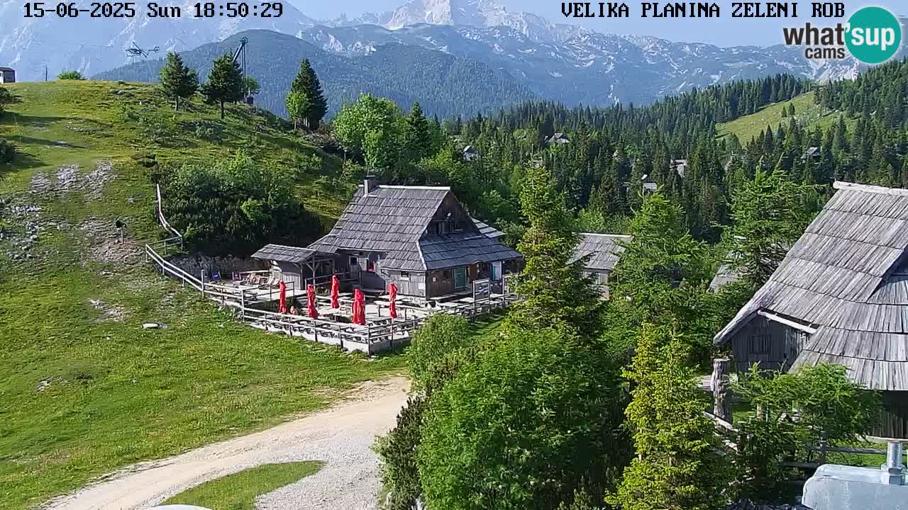 Zeleni Rob – Webcam live | Velika Planina