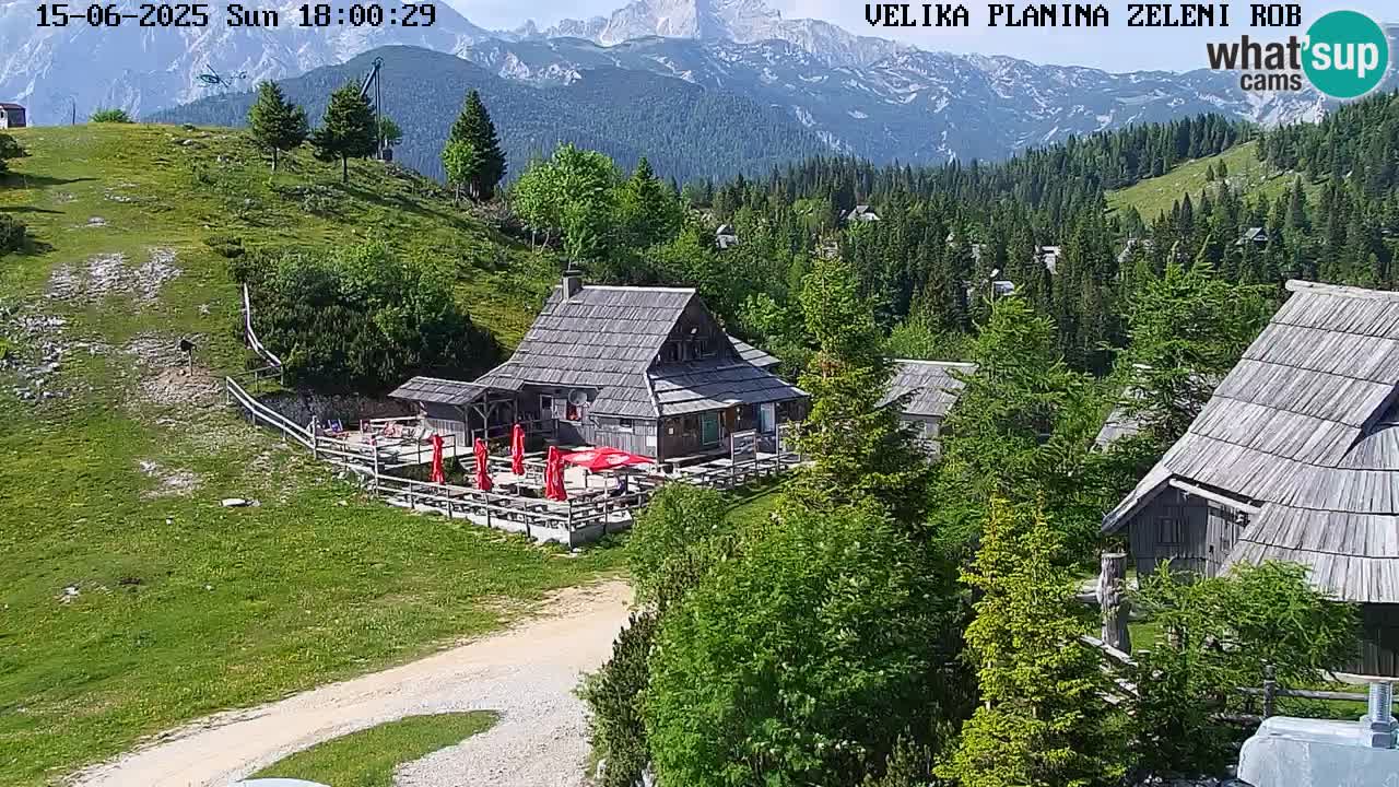 Zeleni Rob – Webcam live | Velika Planina