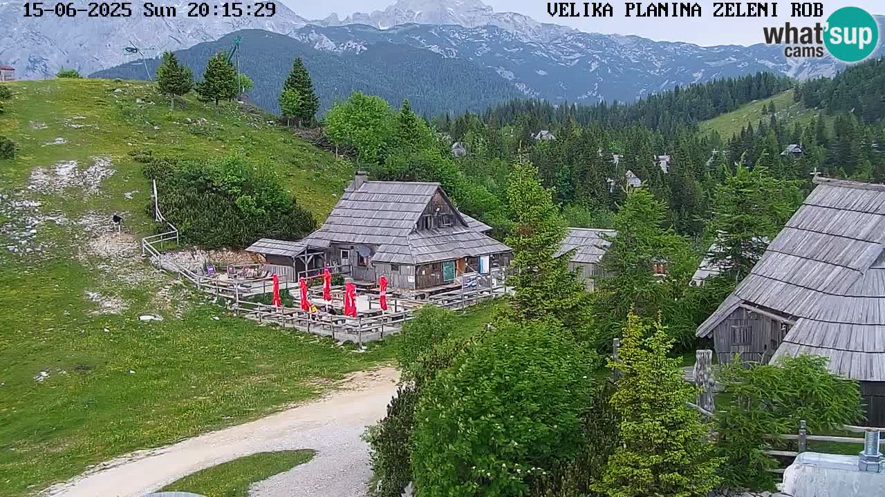 Zeleni Rob | Webcam live Velika Planina
