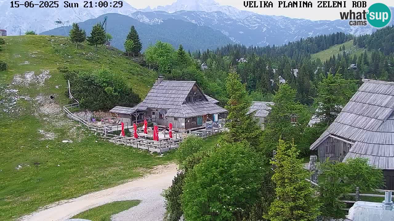 Zeleni Rob – Webcam live | Velika Planina