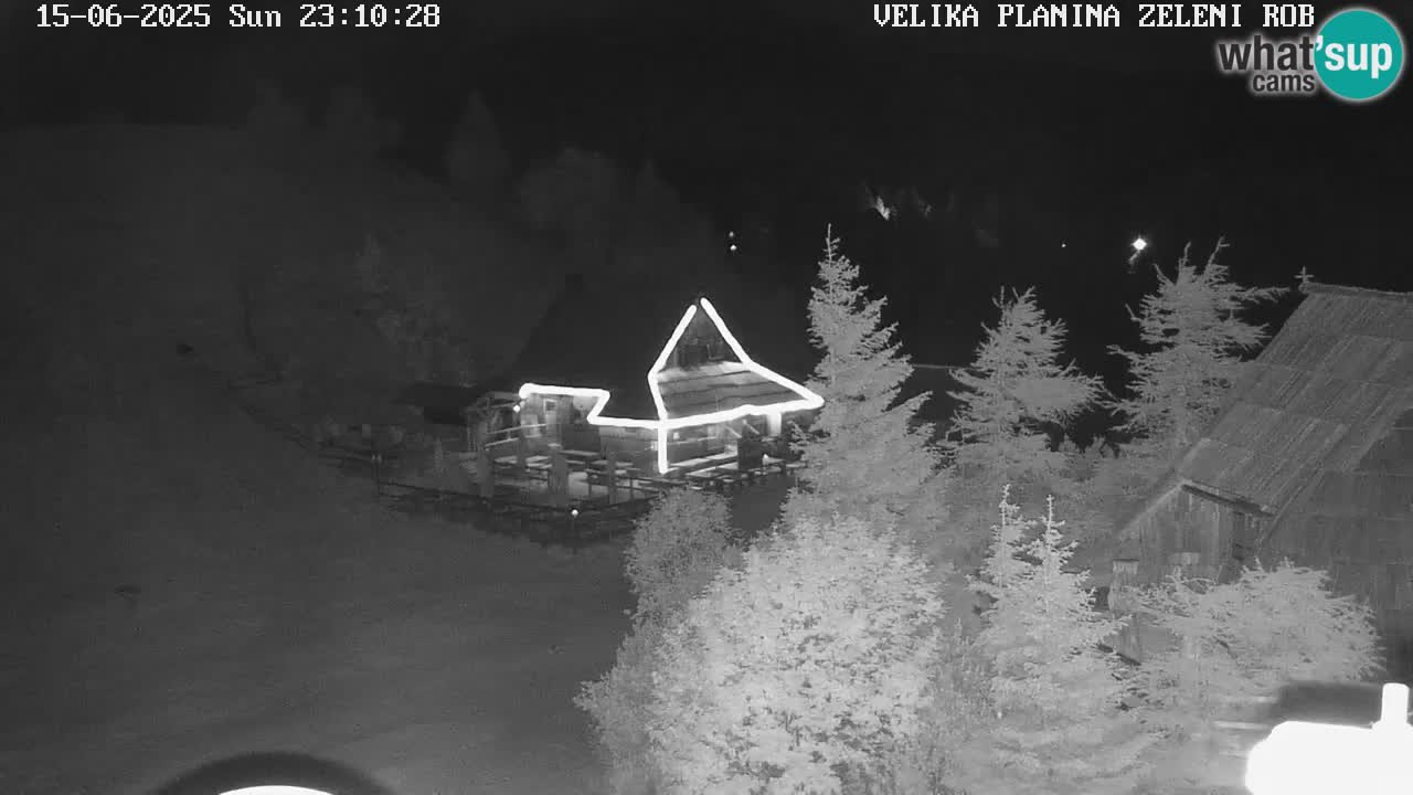 Zeleni Rob | Webcam en vivo Velika Planina