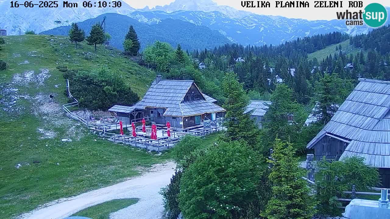 Zeleni Rob – Webcam live | Velika Planina