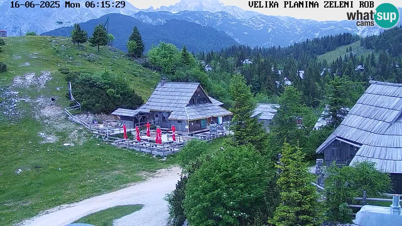 Zeleni Rob – Webcam live | Velika Planina