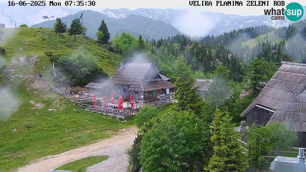 Zeleni Rob | Web kamera Velika Planina