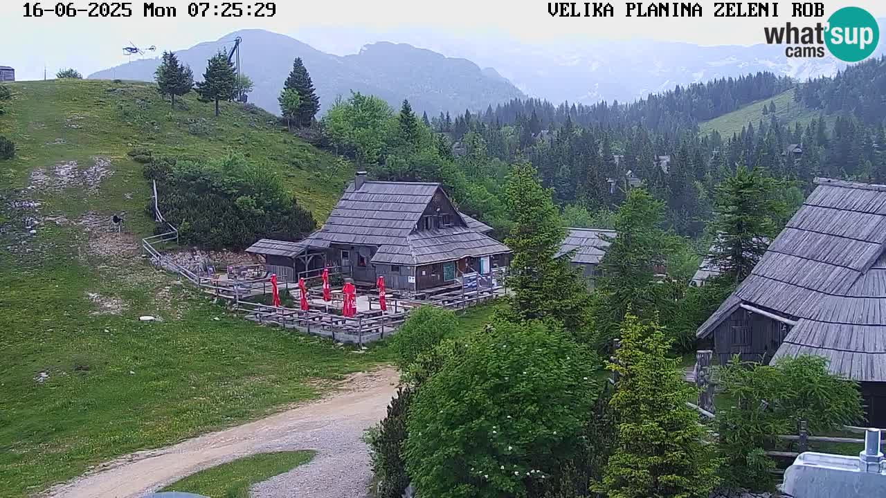 Zeleni Rob – Webcam live | Velika Planina