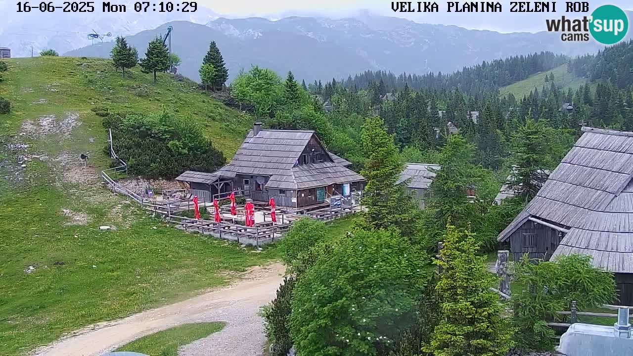 Cámara web en tiempo real Velika Planina