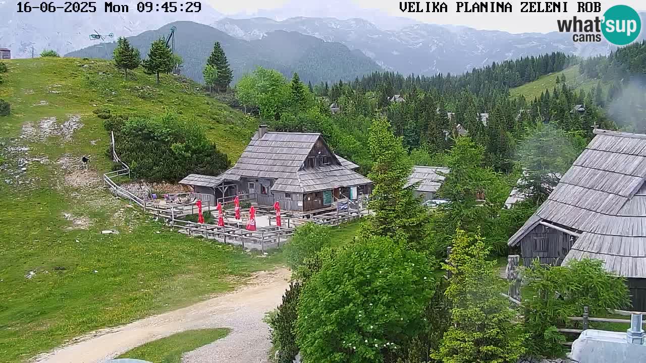 Zeleni Rob | Webcam live Velika Planina