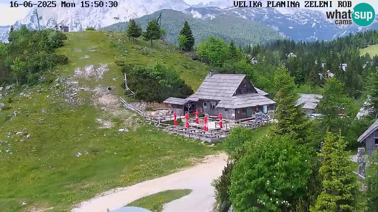 Zeleni Rob | Web kamera Velika Planina