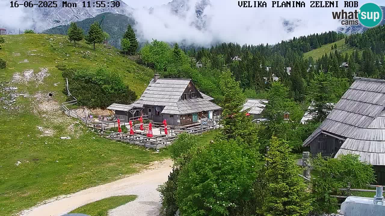 Webcam Live Velika Planina