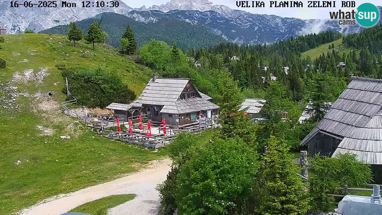 Zeleni Rob – Webcam live | Velika Planina