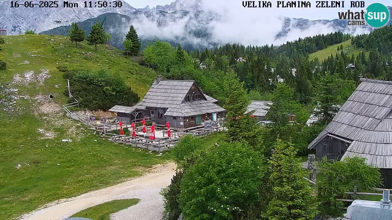 Zeleni Rob – Webcam live | Velika Planina